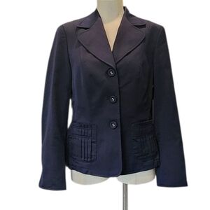 NWT'S Escada Blue Blazer with Notched Lapels